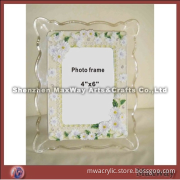 Transparent High Grade Lacy Acrylic Picture Frame Photo Frame